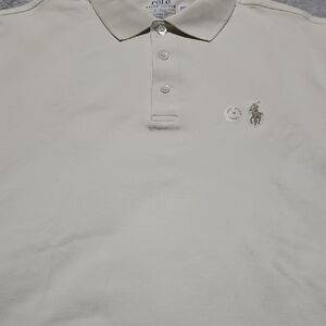 Polo Ralph LaurenClassic Fit Mesh Short Sleeve Polo Shirt Andover Cream